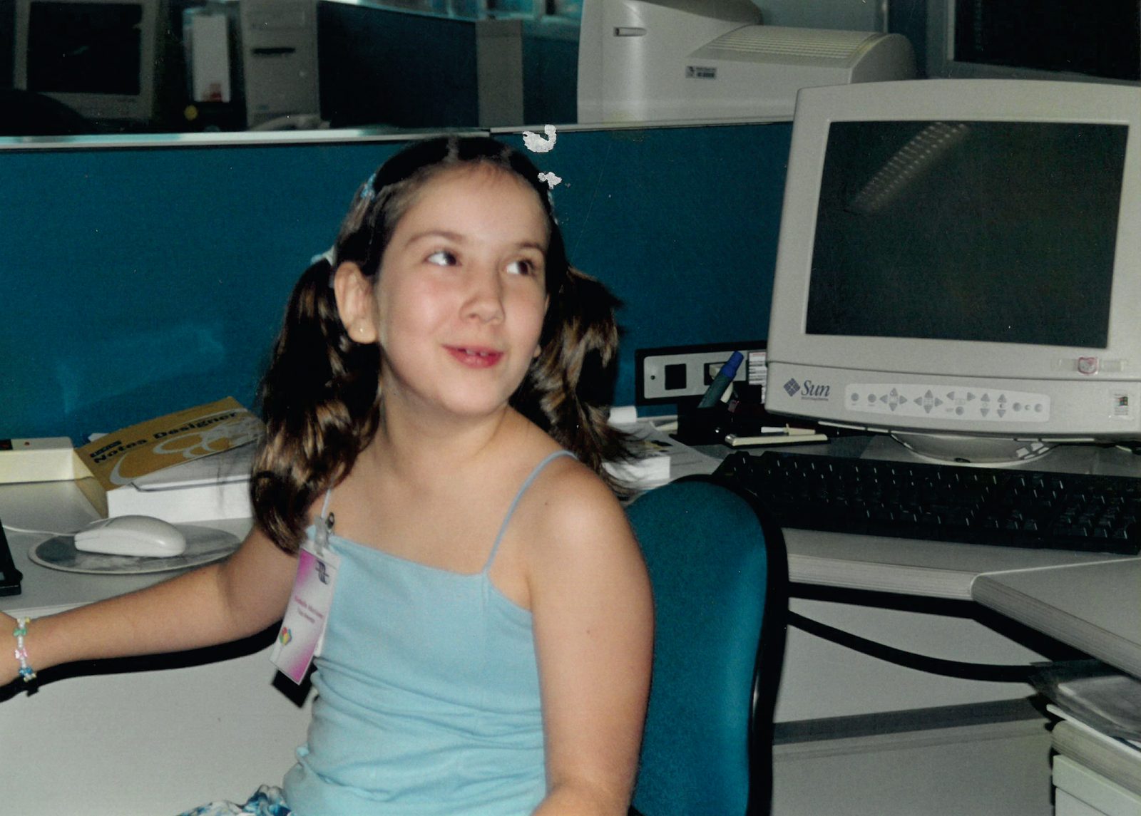 Nathalia as a child, 2002